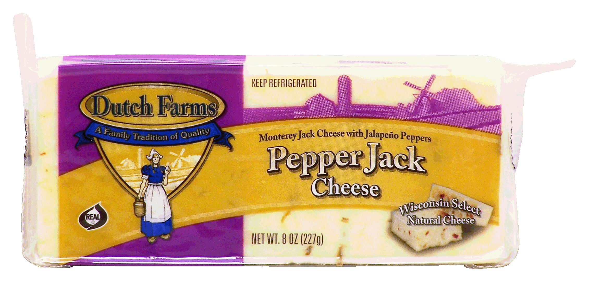 Dutch Farms Pepper Jack monterey jack with jalapeno peppers cheese Full-Size Picture